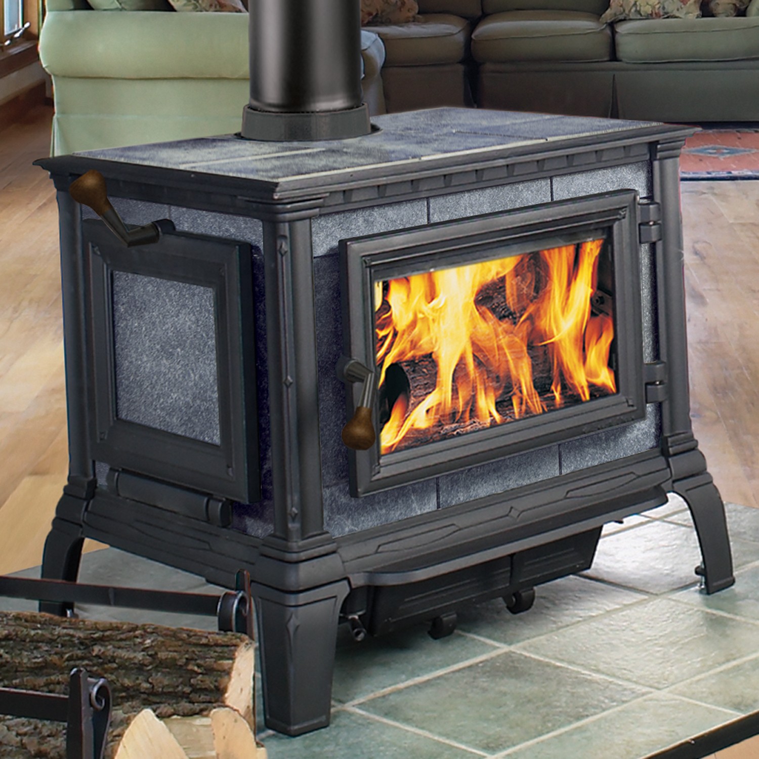 1100CP-1 Napoleon Cast-Iron Wood Burning Stove for sale 