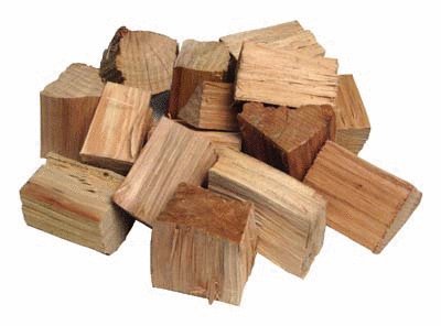 Hickory wood logs