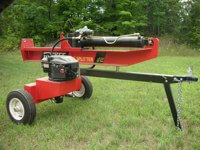 Huskee 20T Log Splitter with Huskee 209cc Engine