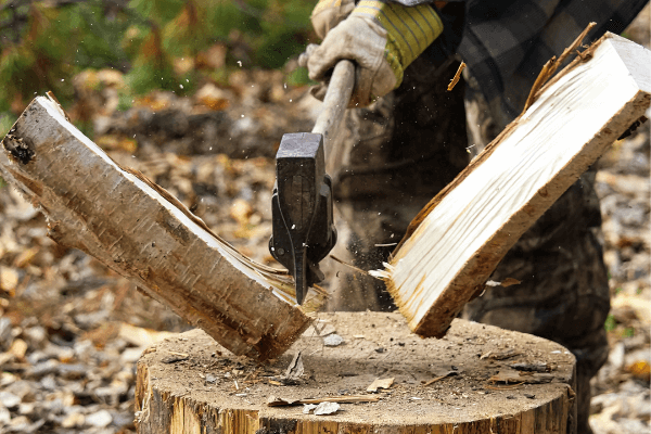 How to Choose, Cut, Split and Stack Firewood