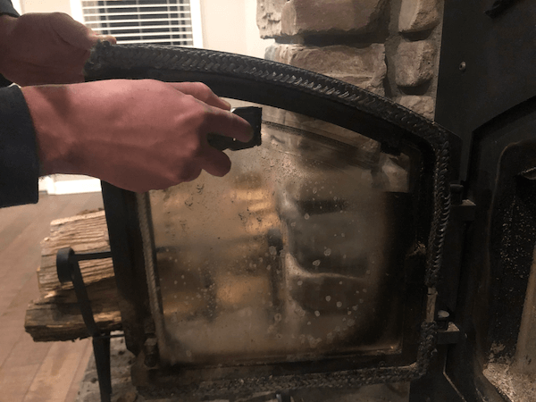 How To Clean Wood Stove Glass - The Best Way