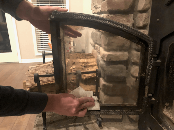 How To Clean Wood Stove Glass - The Best Way